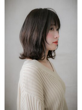 モッズヘア 越谷(mod's hair) 暖色系カラーダークアッシュ外ハネボブ301Z越谷30代40代50代!