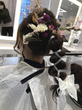 アース 札幌駅前店(HAIR&MAKE EARTH) 卒業式ヘアセット