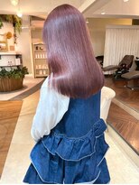 ジェム(GEM) セミロングピンクカラー