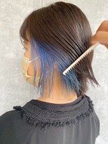 ラウブロッサム 大宮西口店(Lau Blossom)&nbsp;【LauBlossom入江】インナーカラー×ブルー