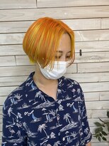 デコヘアー キートス(DECO HAIR kiitos) オレンジ×イエロー