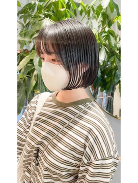 ロンドアジュール 横浜(Lond azur) まとまり重視！朝も跳ねずらい簡単スタイリングボブ！