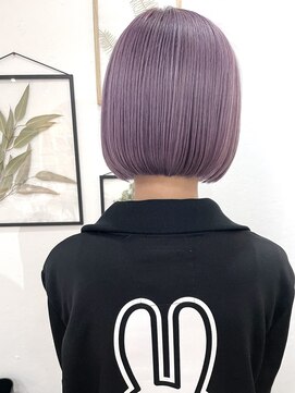 ベルム(Belme) 透明感モーヴシルバー×髪質改善トリートメント/用賀