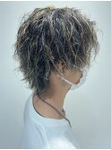 カット×ツイストパーマ