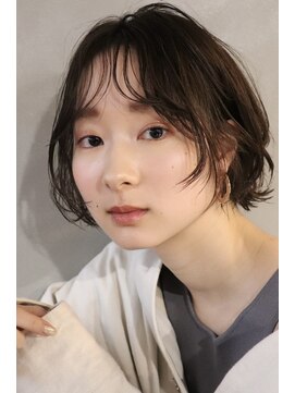 パーク(PARK) 【PARK】抜け感ショートボブ×こっくりブラウン