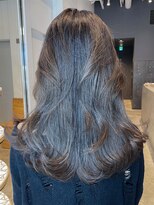 アイティーバイアルバム 藤沢店(IT by ALBUM)&nbsp;ダークグレージュ_斜めバンググレージュカラー_ba440671