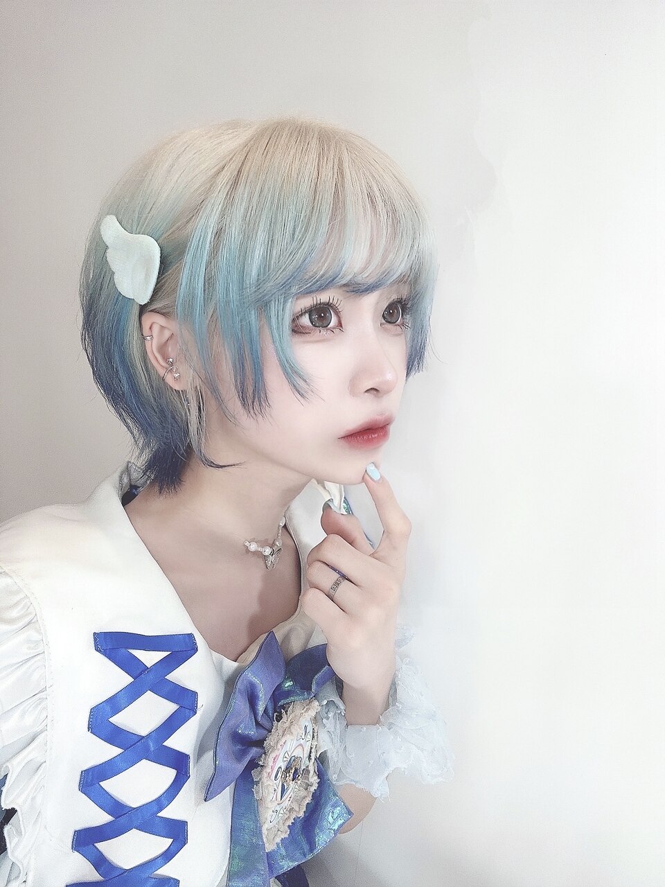 姫カット中性ウルフカットボブウルフショートウルフ姫ウルフ