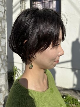 ノヴェル 旭ヶ丘店(NOVEL) 大人ショートニュアンスパーマ20代30代40代50代