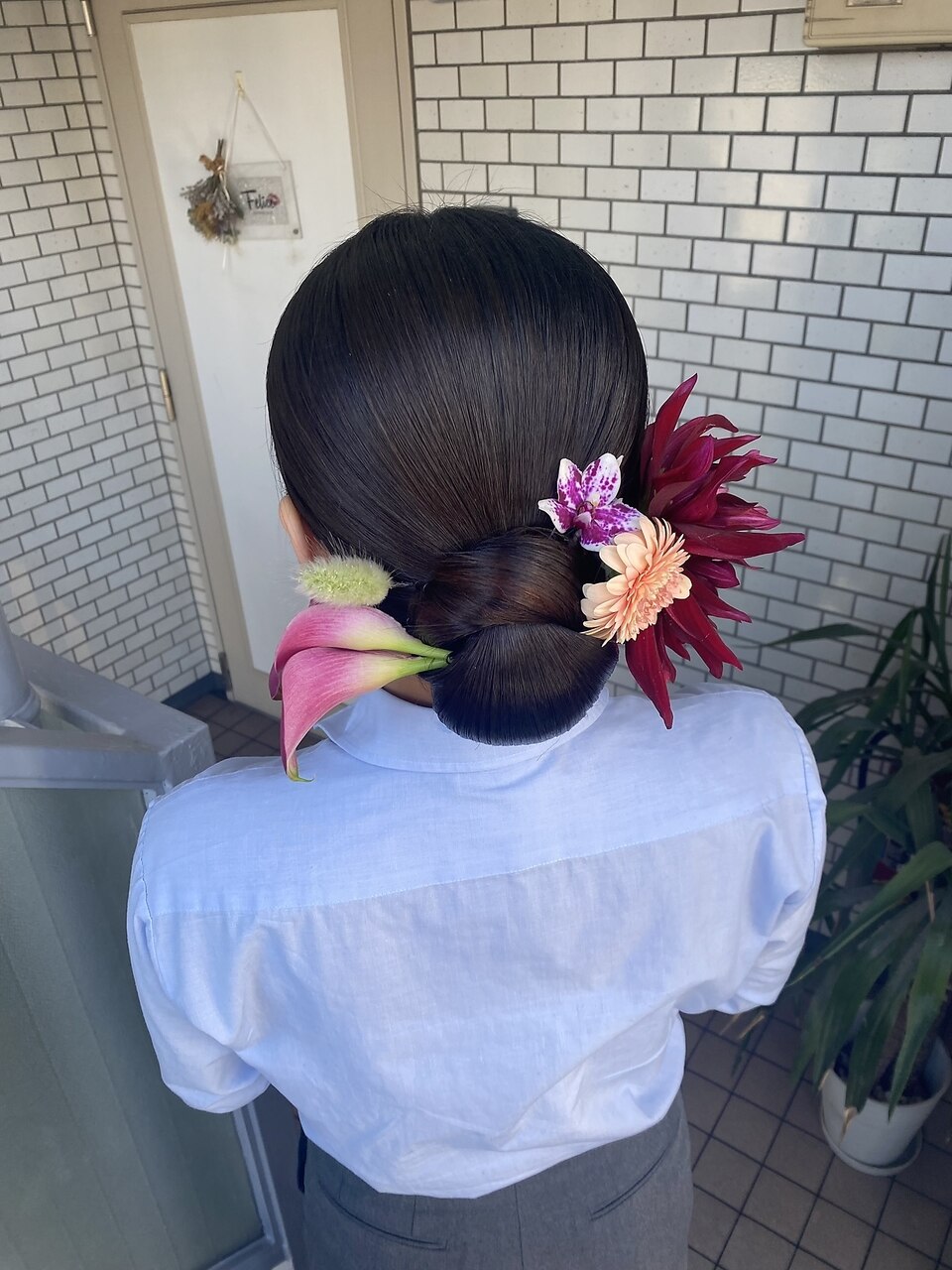 しぎ様 追加分 本物花 髪飾り 入学 ブライダル ウエディング
