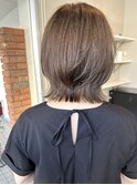 艶感丸みワンカールシースルーバングエアリーカール大人美人