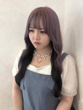 アース コアフュールボーテ 長岡店(EARTH coiffure beaute) ホワイトピンクアウターカラー