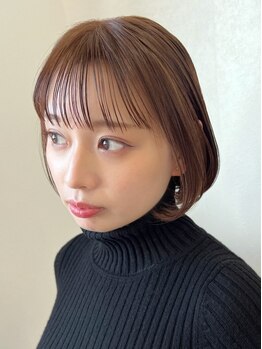 ビアンカ 伊勢崎店(BIANCA)の写真/顔周りのデザインでトレンド×似合わせを叶えてくれる♪前髪の長さ、顔周りのカットで印象UP。