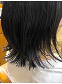 黒髪/レイヤーカット/デザインレイヤー/ショートレイヤー