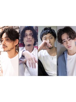 【メンズカット+シャンプーセット\4500/カット＋カラー\5900】駅近で新宿駅から徒歩3分！