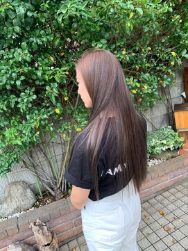 アクアマリン8810 ハチハチイチゼロ(AQUA MARINE 8810) アンブレラカラー/こなれミディ/イメチェン/前髪/北習志野