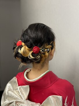 シェヴー(Cheveux) 成人式のインナーカラーありセット
