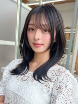 アフロート ディル(AFLOAT D'L) 小顔くびれヘアレイヤーカットフェミニンロングメルティカラー