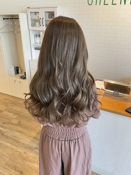 グリーンルームセカンド 結城店(GREEN ROOM. 2nd) つるりんちょ。ZERO髪質改善カラー 透明感カラー