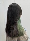 最近人気のインナーグリーン！