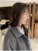 深澤/外ハネボブ/イメチェンカット/レイヤーボブ/切りっぱなし