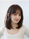 GARDEN田中麻由レイヤーカットくびれヘアボブショコラブラウン