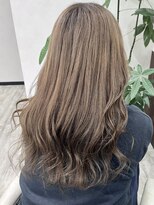 ベルヘアーデザイン 堺東(Belle hair Design)&nbsp;アディクシーカラーレイヤーカットオリーブグレージュ韓国風堺東