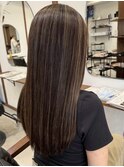 ROUIS津田沼 コントラストハイライト 白髪ぼかし