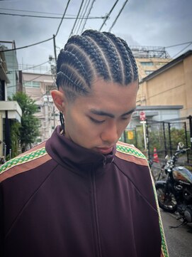 ビンゴ(BINGO) 2283黒髪タイトロープドレッドニュアンスデザインマンバンヘア