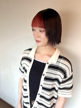 ラクレ(d.la cle) 顔周りレイヤーと前髪インナー【ラクレ/西大分】