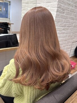 ヘアスペース リズム グリーン(Hair space Rizm green) ピンクベージュ
