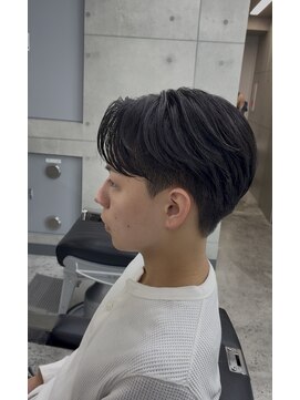 毛流れセンターパート