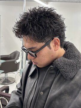 カット　ピンパーマ　ツイスパ　スパイキーパーマ