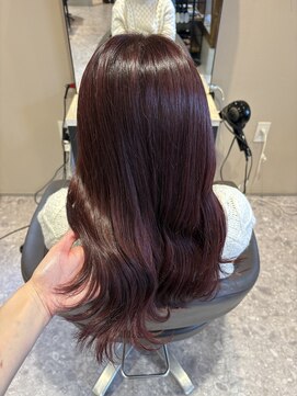 アヴァンス ジェイアール和歌山店(AVANCE.) ブリーチなしピンクブラウン