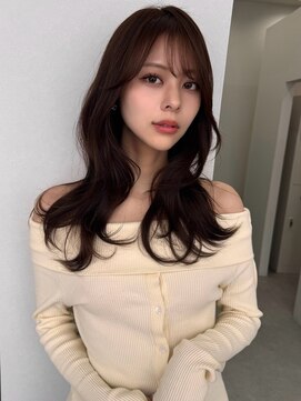 ソヨン 栄店(SOYON) 似合わせカット/ミディアムレイヤーカット/大人ガーリー/くせ毛