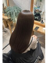 ロア インターナショナル 新宿店(LoA International)&nbsp;透明感ココアカラー/新宿/縮毛矯正/ダブルカラー/髪質改善