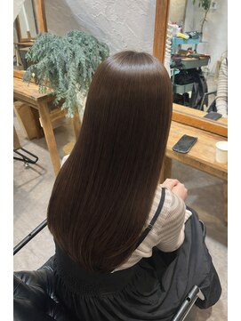 ロア インターナショナル 新宿店(LoA International) 透明感ココアカラー/新宿/縮毛矯正/ダブルカラー/髪質改善