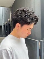 アソビ&nbsp;フェザーパーマ/リバースセンターパート