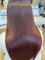 ウェーヴ アズシュガー 浜松佐藤店(wave as sugar)&nbsp;髪質改善×艶ピンクベージュ美髪ストレート