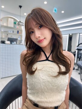 サンド ミュウ 横浜店(sand mieu) ロングレイヤー/韓国風/くびれ巻き/横浜駅/髪質改善