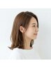 【土日祝料金】カット+縮毛矯正(根元5cm未満)+トリートメント25300→¥24200