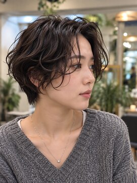 ベル 新宿(Belle) 大人のニュアンスパーマ×ハンサムショート