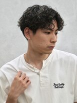 プレミアムバーバー 原宿店(PREMIUM BARBER produce by HIRO GINZA)&nbsp;大人の無造作パーマ×センターパート