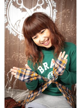 オーバーキャプテンネイキッド(OVER CAPTAIN NAKED) クセ毛でもまとまる人気のAirwave*伸ばしかけセミディ