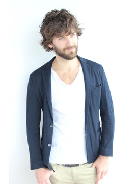 ワースホワイル(WORTH WHILE) OCEANSマーシー風!メンズショートパーマ