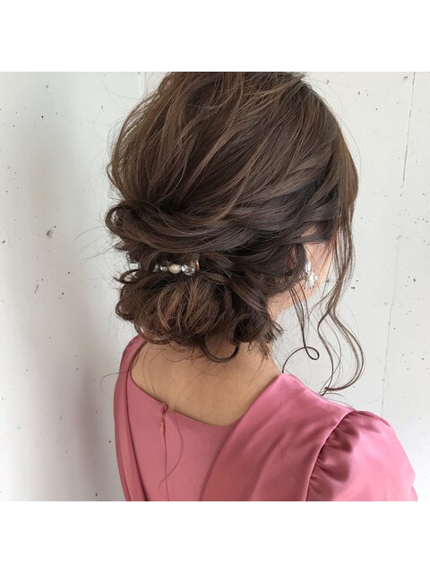 ヘアセット/ヘアアレンジ/アップスタイル/着物/成人式/卒業式