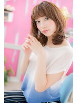 ミック ヘアアンドビューティー 大山店(miq  Hair&Beauty)&nbsp;まとまり感ミディで♪レディな雰囲気b