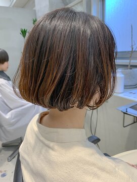テトヘアー(teto hair) フレンチボブ、ショートボブ、ベージュ