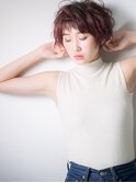個性的カラーの小顔マニッシュショートw越谷10代20代30代