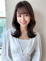 eri ヨシンモリ エギョモリ 韓国ヘアシースルーバングミディアム