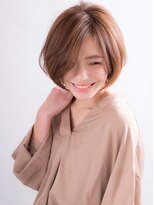 マッシュアンドマッシュアヴェダ ららぽーと福岡店(mash&mash AVEDA) 【髪質改善シリカカラー】ベージュカラーの大人ショートボブ